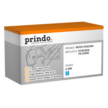 Prindo Toner-Kartusche cyan HC (PRTKYTK5230C) ersetzt TK-5230C