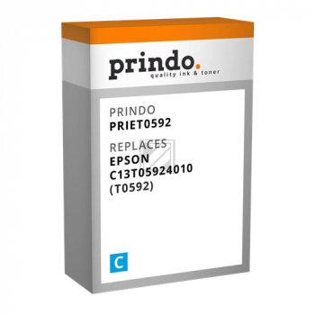 Prindo Tintenpatrone cyan (PRIET0592) ersetzt T0592