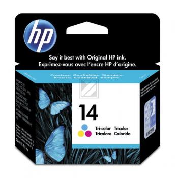 HP Tintenpatrone cyan/gelb/magenta (C5010DE, 14)