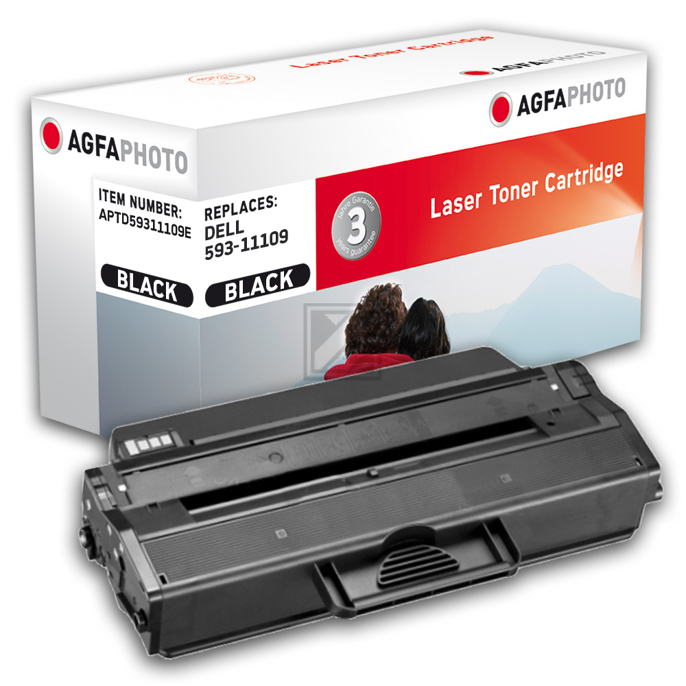 Agfaphoto Toner-Kit schwarz HC (APTD59311109E) ersetzt DRYXV