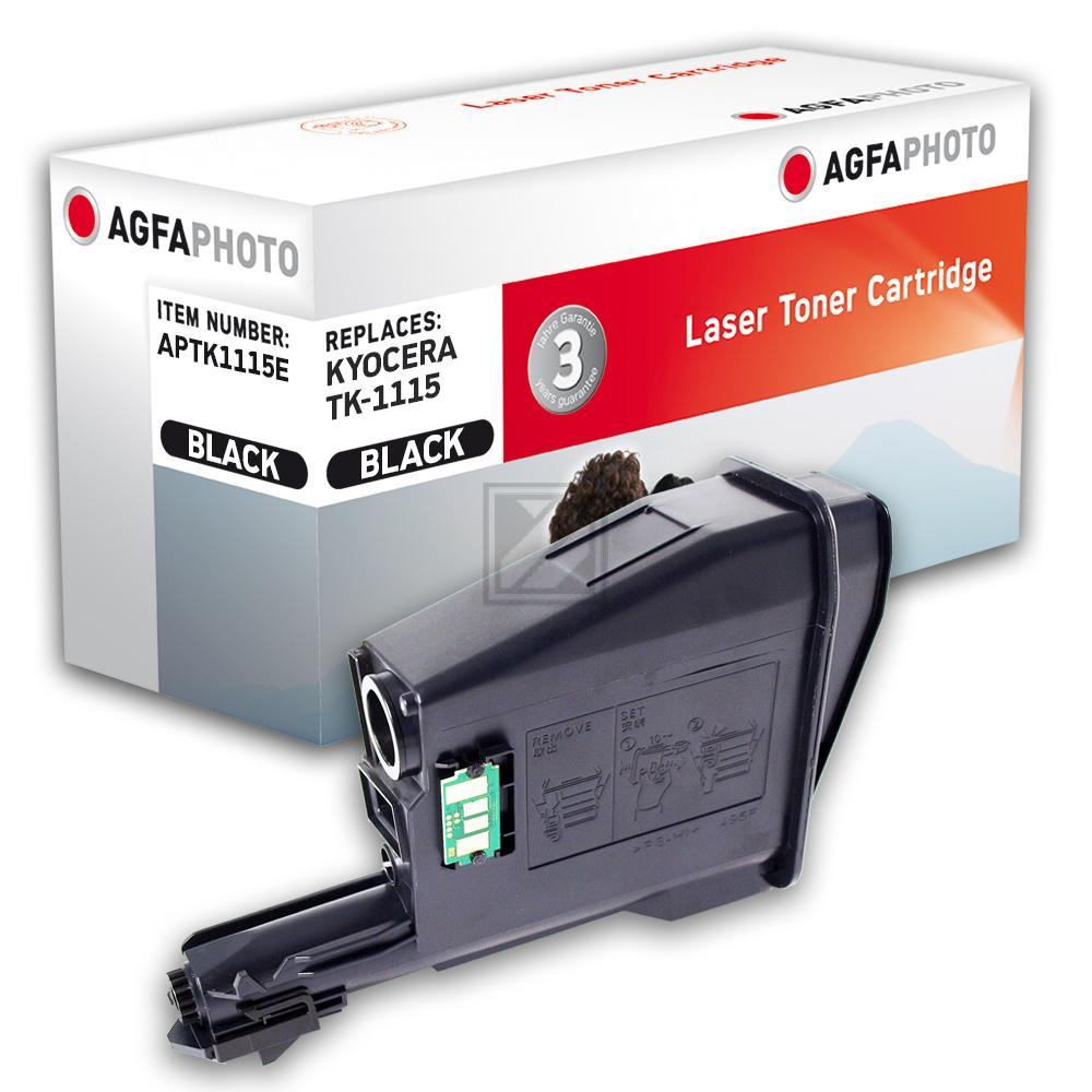 Agfaphoto Toner-Kartusche schwarz (APTK1115E) ersetzt TK-1115