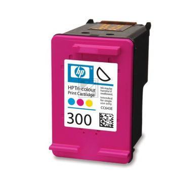 HP Tintendruckkopf cyan/gelb/magenta (CC643EE#301, 300)