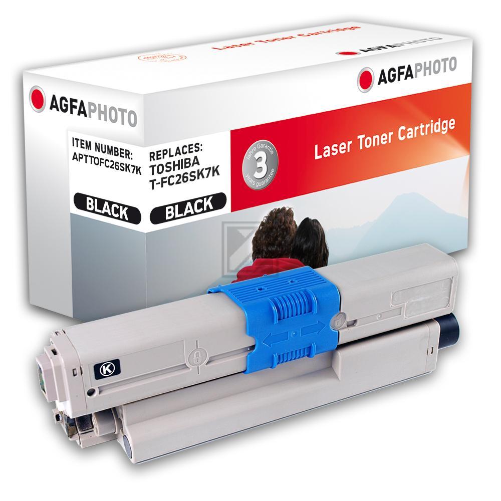 Agfaphoto Toner-Kit schwarz (APTTOFC26SK7K) ersetzt T-FC26SK7K