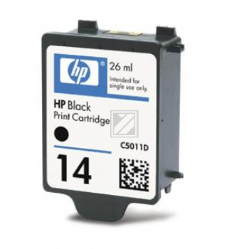 HP Tintenpatrone schwarz (C5011DE#231, 14)