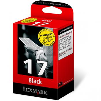 Lexmark Tintendruckkopf 2 x schwarz (80D2124, 17)