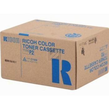 Ricoh Toner-Kit cyan HC (885485, TYPE-P2C)