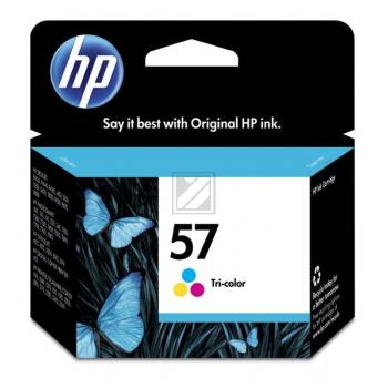 HP Tintendruckkopf cyan/gelb/magenta HC (C6657AE#ABD, 57)