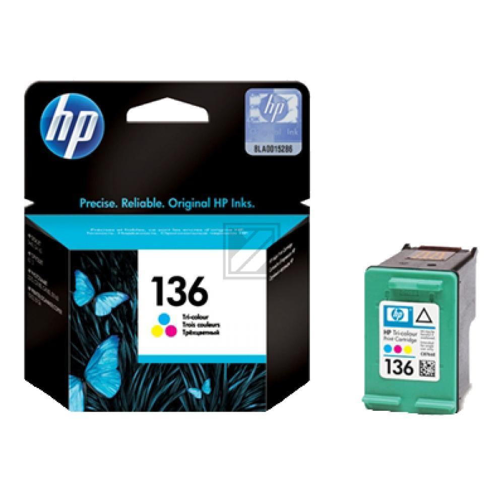 HP Tintendruckkopf cyan/gelb/magenta (C9361HE, 136)