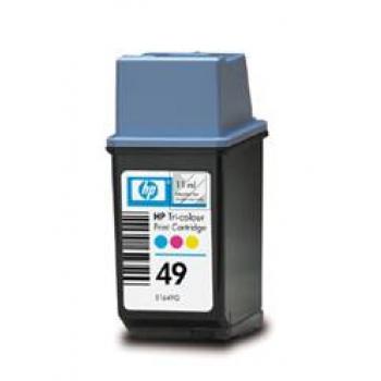 HP Tintendruckkopf Standard cyan/gelb/magenta (51649NE, 49)