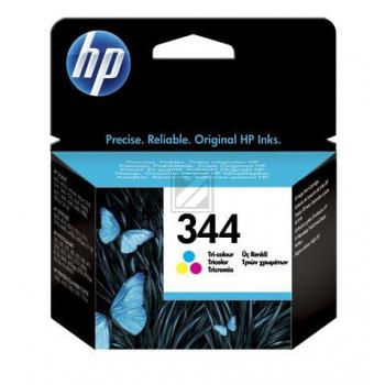 HP Tintendruckkopf cyan/gelb/magenta HC (CC577EE, 344)