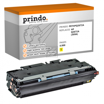 Prindo Toner-Kartusche gelb (PRTHPQ2672A) ersetzt 309A