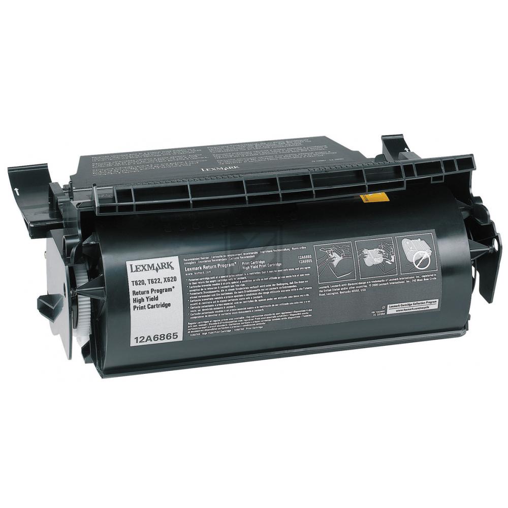 Lexmark Toner-Kartusche Prebate schwarz HC (12A6865)