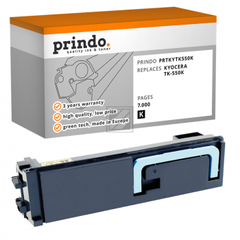 Prindo Toner-Kit schwarz (PRTKYTK550K) ersetzt TK-550K