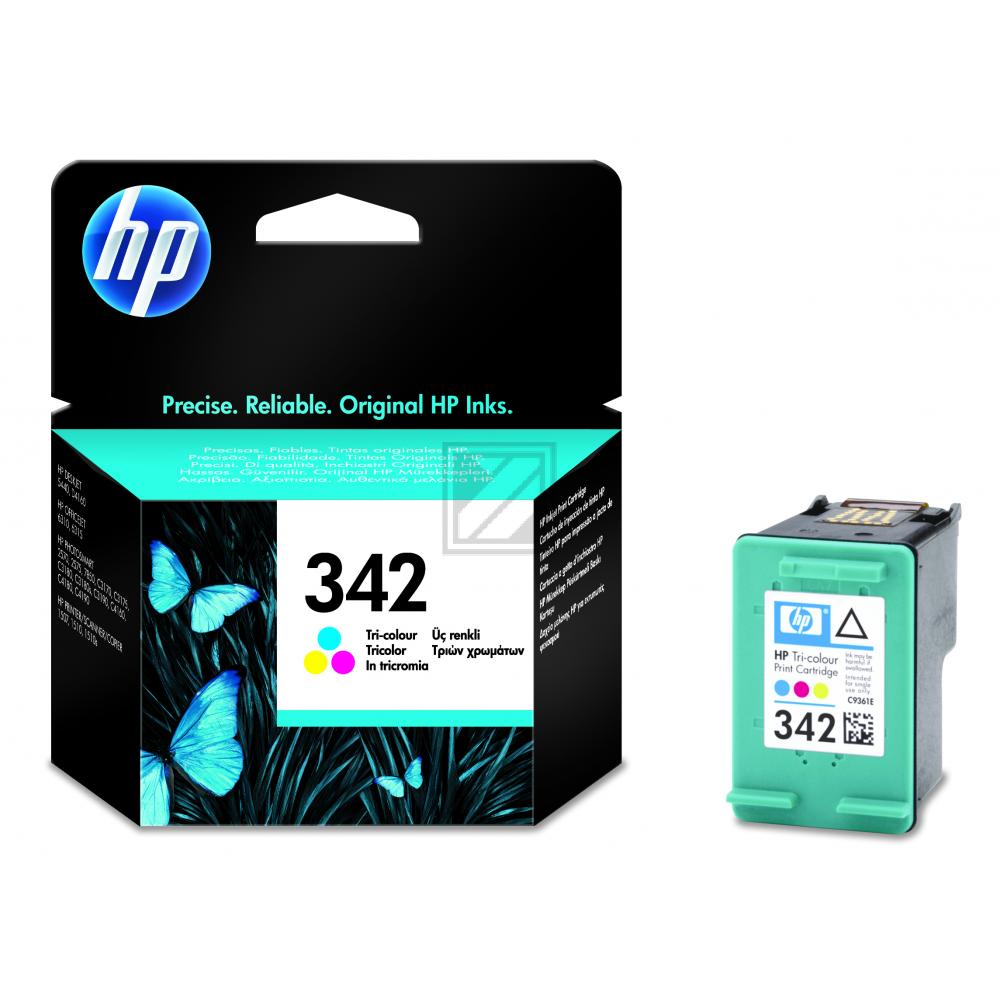 HP Tintenpatrone cyan/gelb/magenta (C9361EE, 342)