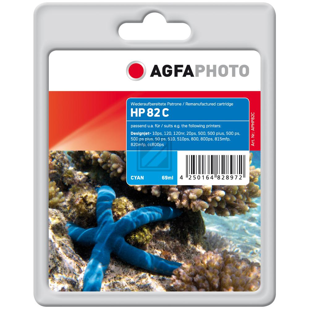 Agfaphoto Tintenpatrone cyan (APHP82C) ersetzt 82