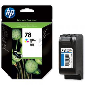 HP Tintenpatrone cyan/gelb/magenta HC (C6578AE#ABF, 78)