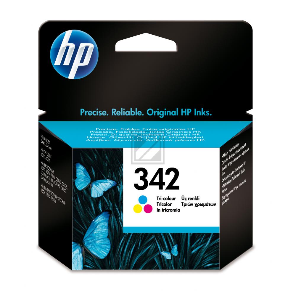 HP Tintenpatrone cyan/gelb/magenta (C9361EE, 342)