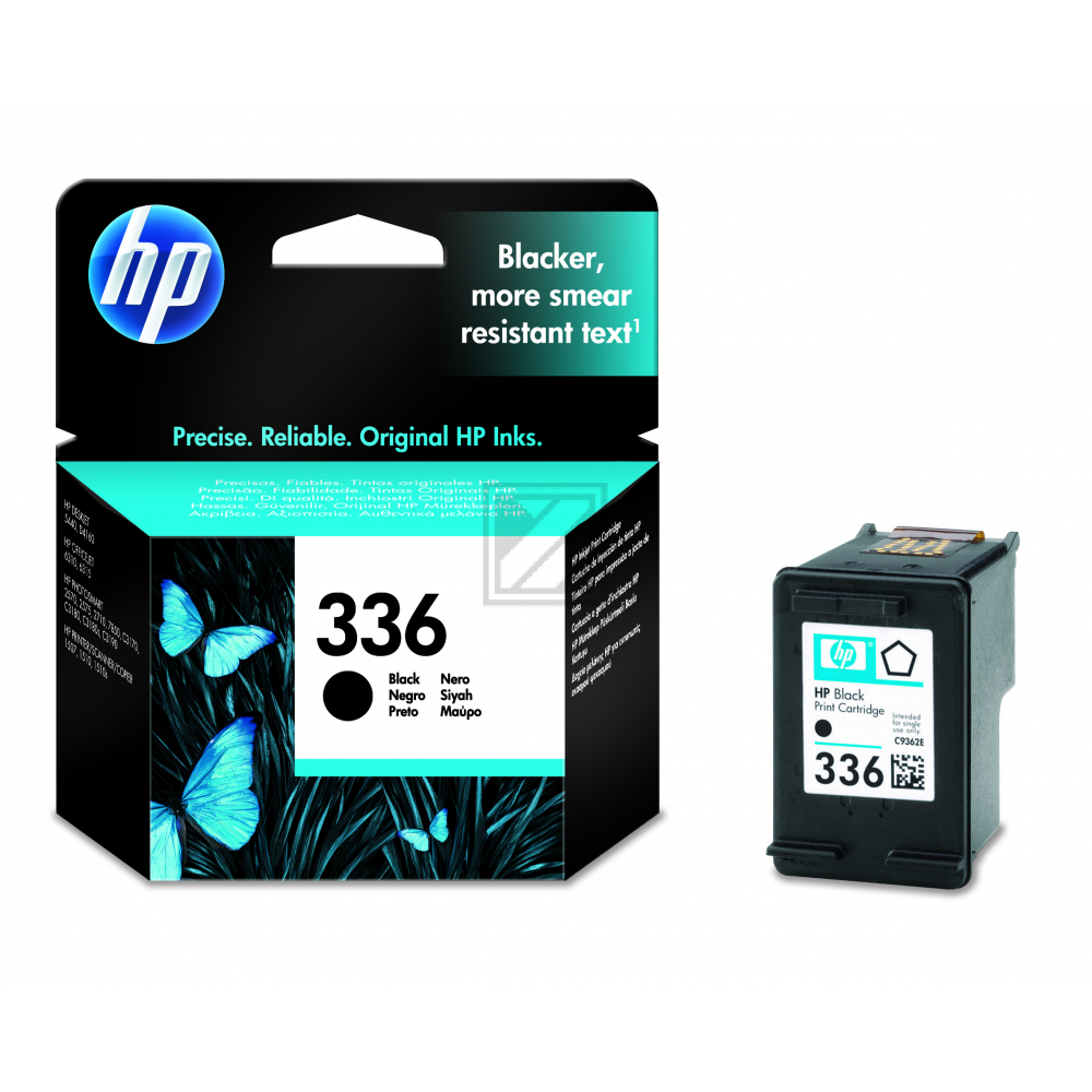 HP Tintendruckkopf schwarz LC (C9362EE#301, 336)