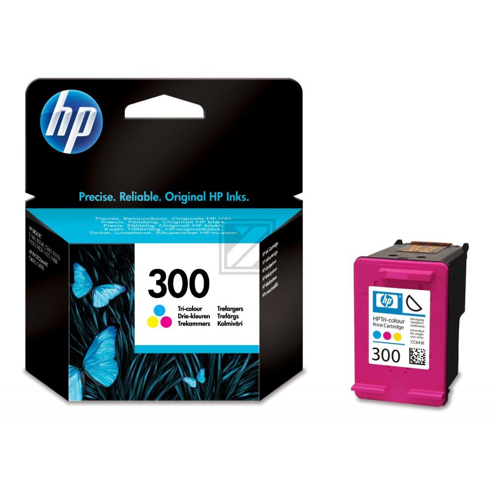 HP Tintendruckkopf cyan/gelb/magenta (CC643EE, 300)