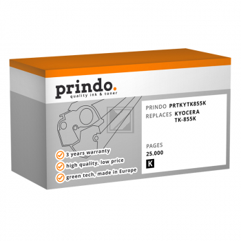 Prindo Toner-Kit schwarz (PRTKYTK855K) ersetzt TK-855K