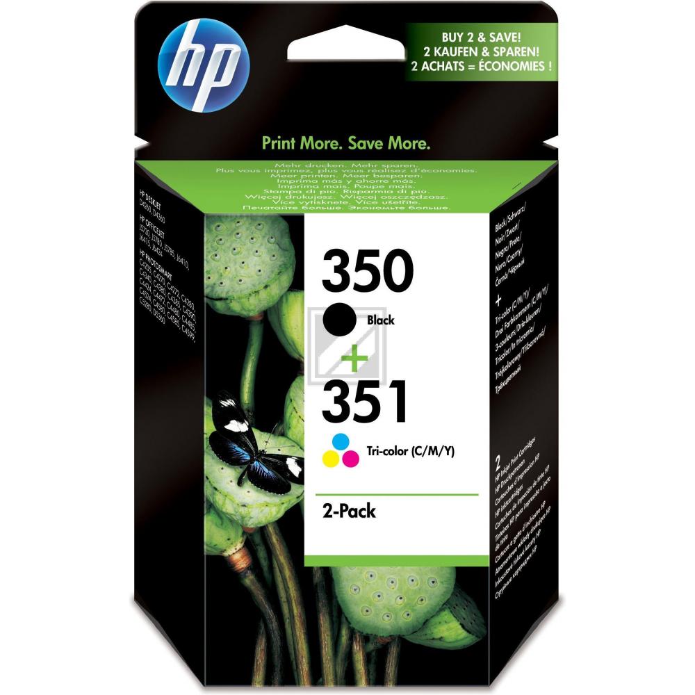 HP Tintenpatrone cyan/gelb/magenta (SD412EE, 350, 351)