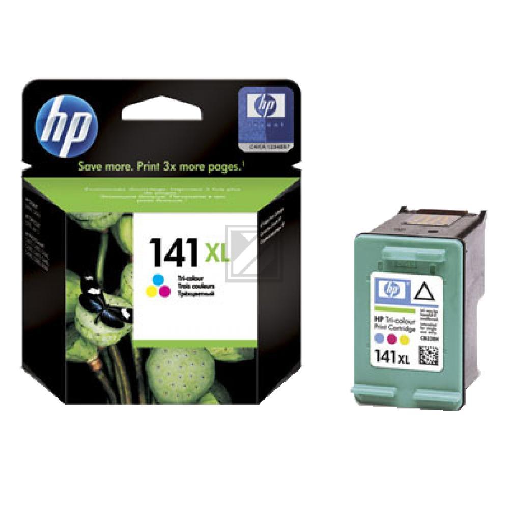 HP Tintenpatrone cyan/gelb/magenta (CB338HE, 141XL)