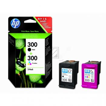 HP Tintendruckkopf cyan/gelb/magenta, schwarz (CN637EE#301, 300)