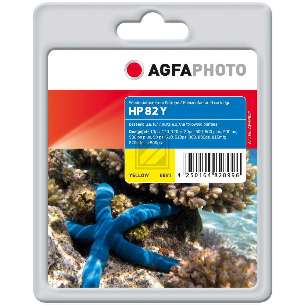 Agfaphoto Tintenpatrone gelb (APHP82Y) ersetzt 82