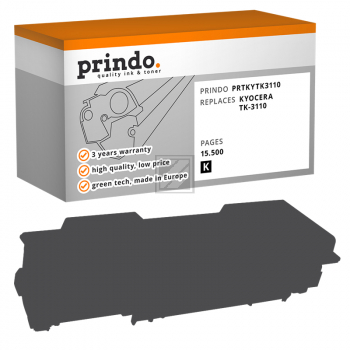 Prindo Toner-Kit schwarz (PRTKYTK3110) ersetzt TK-3110
