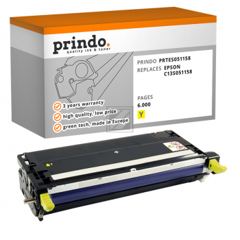 Prindo Toner-Kit gelb HC (PRTES051158) ersetzt 1158