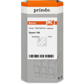 Prindo Tintennachfülltank (Basic) schwarz (PRIET00R140) ersetzt 106