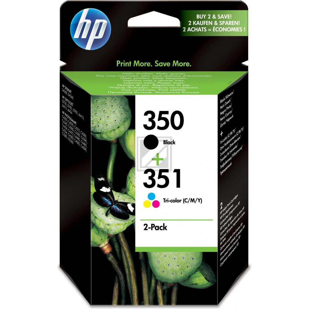 HP Tintendruckkopf cyan/gelb/magenta (SD412EE#301, 350, 351)