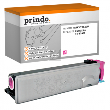 Prindo Toner-Kit magenta (PRTKYTK520M) ersetzt TK-520M