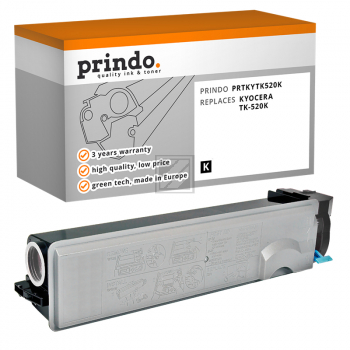 Prindo Toner-Kit schwarz (PRTKYTK520K) ersetzt TK-520K