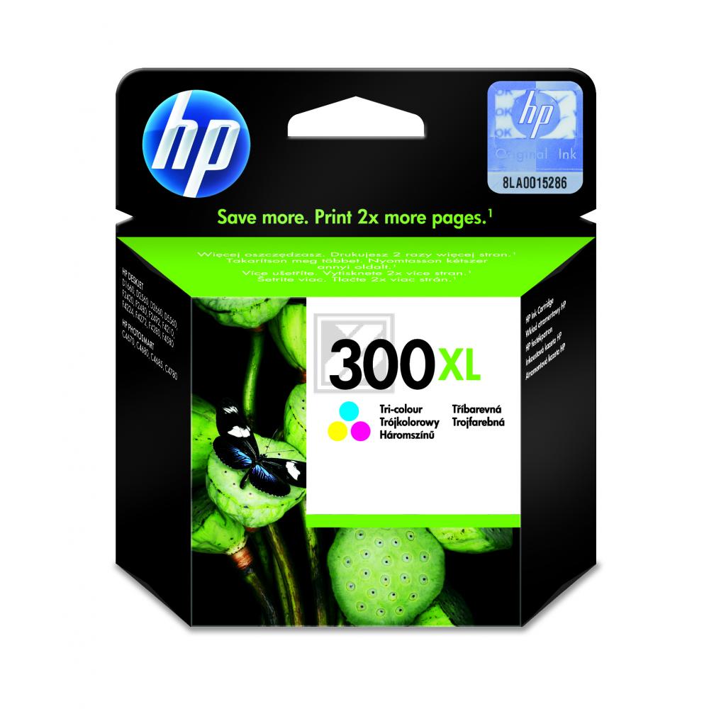 HP Tintendruckkopf cyan/gelb/magenta HC (CC644EE, 300XL)