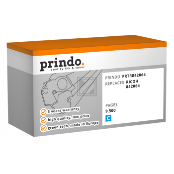 Prindo Toner-Kartusche cyan (PRTR842064) ersetzt TYP-MPC2551HE