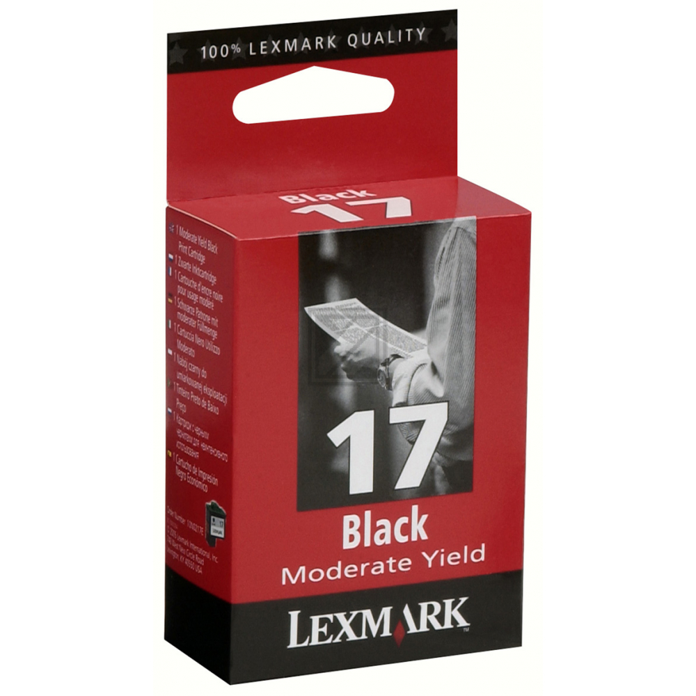 Lexmark Tintendruckkopf schwarz HC (10NX217B, 17)