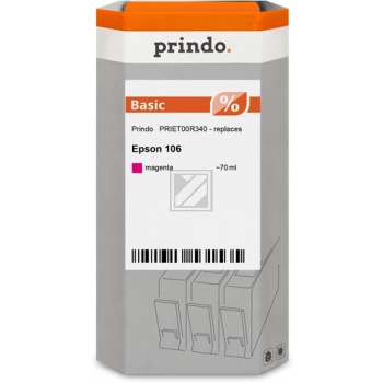 Prindo Tintennachfülltank (Basic) magenta (PRIET00R340) ersetzt 106