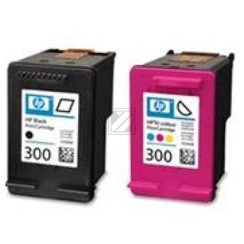 HP Tintendruckkopf cyan/gelb/magenta, schwarz (CN637EE#301, 300)