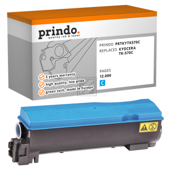 Prindo Toner-Kit cyan (PRTKYTK570C) ersetzt TK-570C