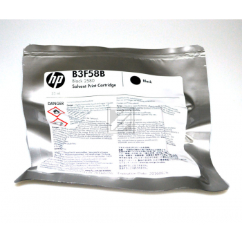 HP Tintendruckkopf (Solvent) schwarz (B3F58B, 2580)