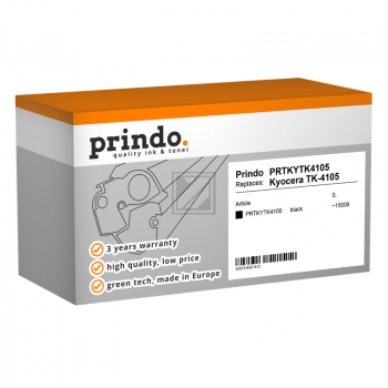 Prindo Toner-Kit schwarz (PRTKYTK4105) ersetzt TK-4105