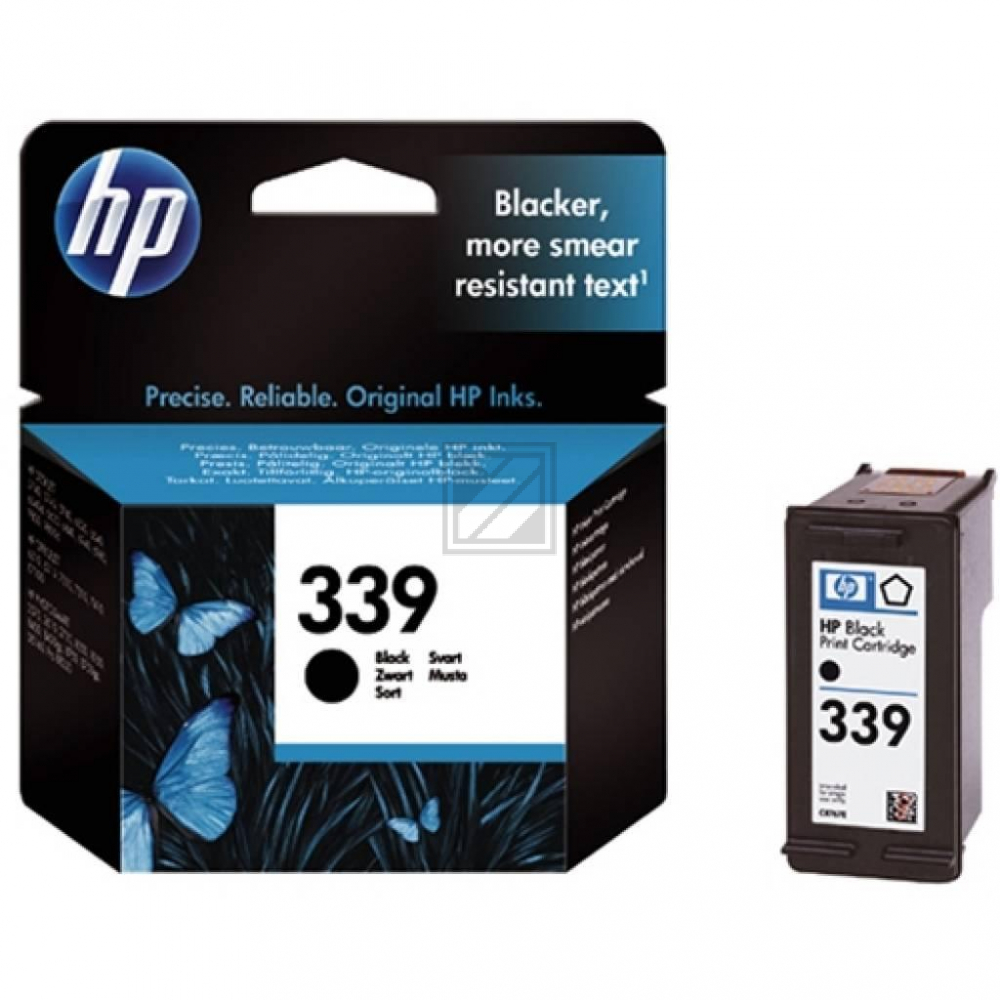 HP Tintendruckkopf schwarz HC (C8767EE#UUS, 339)