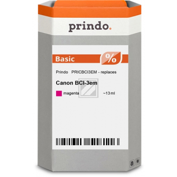 Prindo Tintenpatrone (Basic) magenta (PRICBCI3EM) ersetzt BCI-3EM