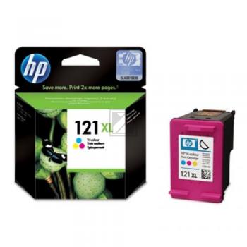 HP Tintendruckkopf cyan/gelb/magenta HC (CC644HE, 121XL)