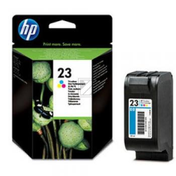 HP Tintendruckkopf cyan/gelb/magenta (C1823DE#ABD, 23)