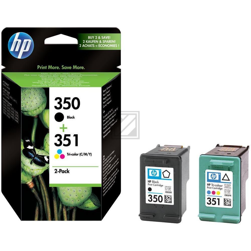 HP Tintenpatrone cyan/gelb/magenta (SD412EE, 350, 351)