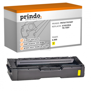 Prindo Toner-Kit gelb (PRTKYTK150Y) ersetzt TK-150Y