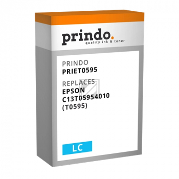 Prindo Tintenpatrone cyan light (PRIET0595) ersetzt T0595